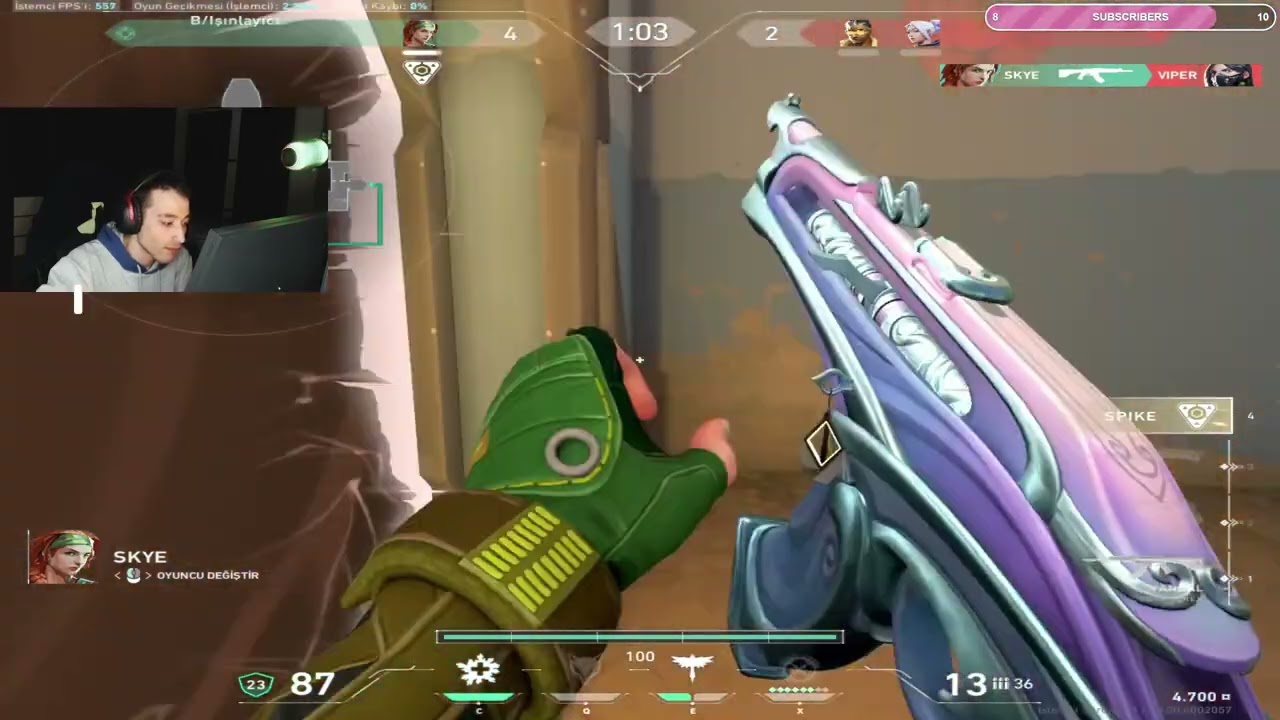 AIMDLL VE ASLANMASHADOW RADIANT ELODA +40 KILL ALIYORLAR - VALORANT RANKED