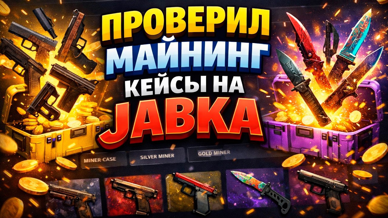 ПРОВЕРИЛ МАЙНИНГ КЕЙСЫ НА JABKASKIN! КАКИЕ КЕЙСЫ ЛУЧШЕ ОТКРЫВАТЬ НА ЖАБКАСКИН!? (CS2/КС2)