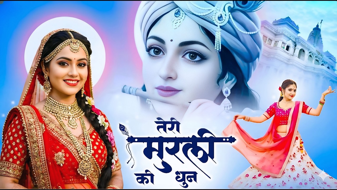 तेरी मुरली की धुन सुनने मैं बरसाने से आयी  Teri Murli Ki Dhun - Most Popular Radha Krishna #bhajan