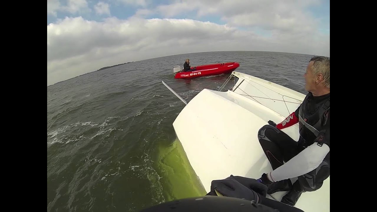 49er Muiderzand 02 - Righting after Capsize
