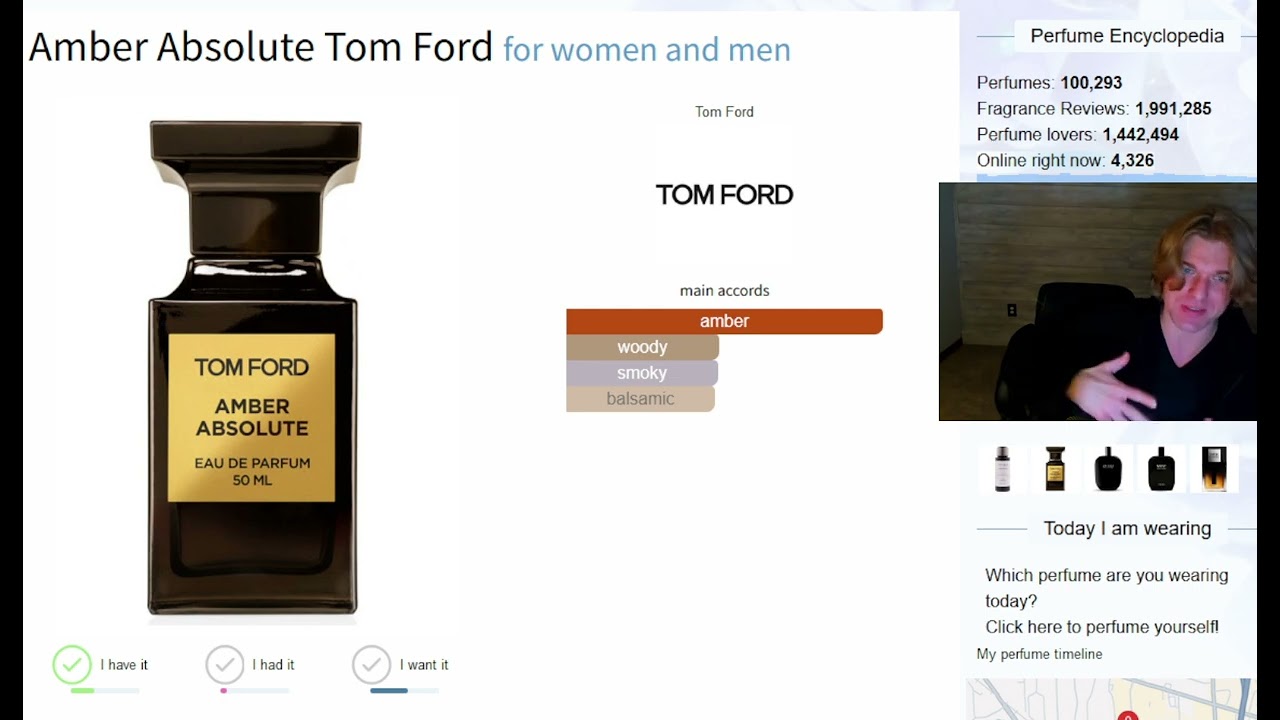 INSIDER PARFUMS DAMBER WABSOLUTE TOM FORD AMBER ABSOLUTE CLONE ASMR REVIEW