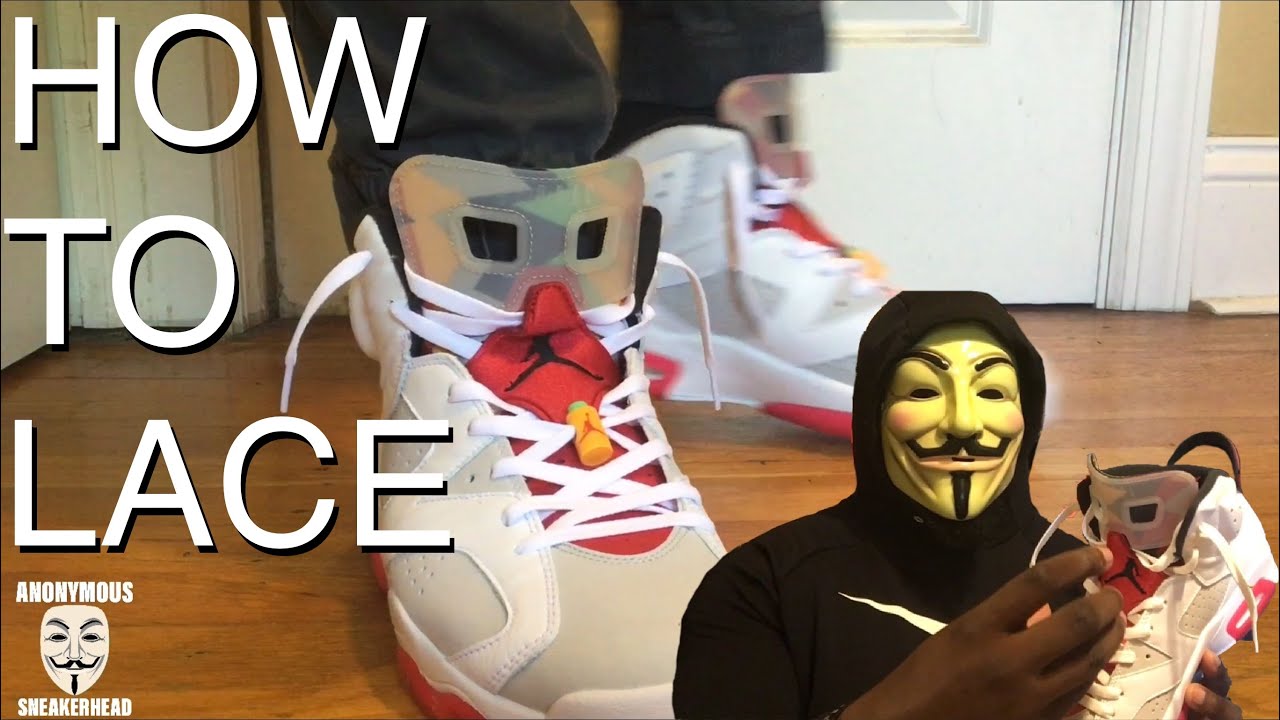 How to Lace Your Jordan 6 Hare | Lacing Tutorial