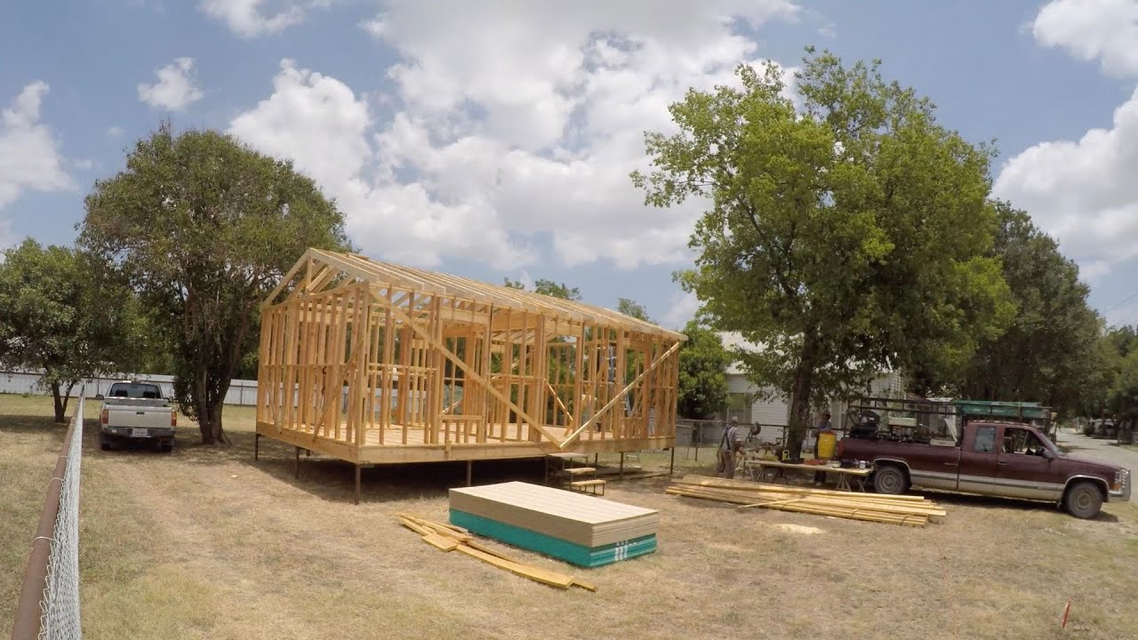 Building a Tiny House With My Dad (Timelapse)