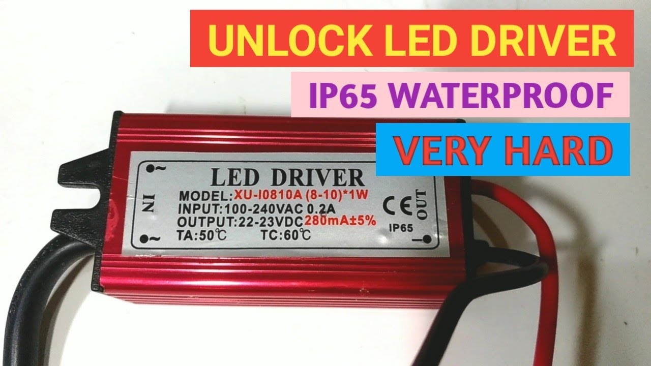 GILA SUSAH BANGET || BONGKAR LED DRIVER IP65