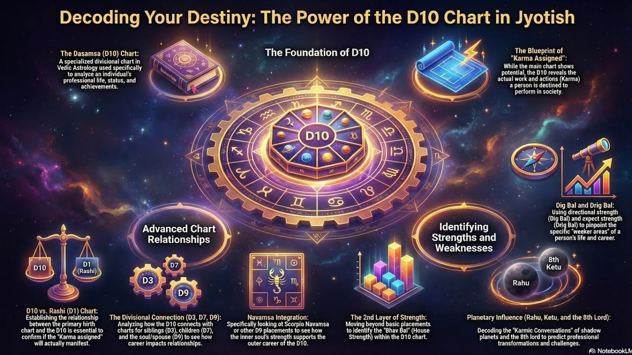 Understanding D10 chart | Core of Jyotish | Karma Assigned