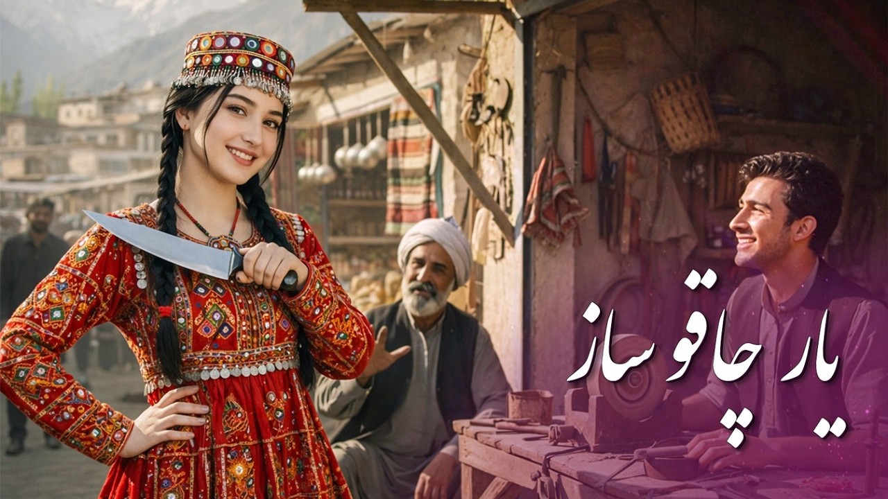 یار چاقو ساز  | Yar Chaqo Saz - Afghan folk love song by AI
