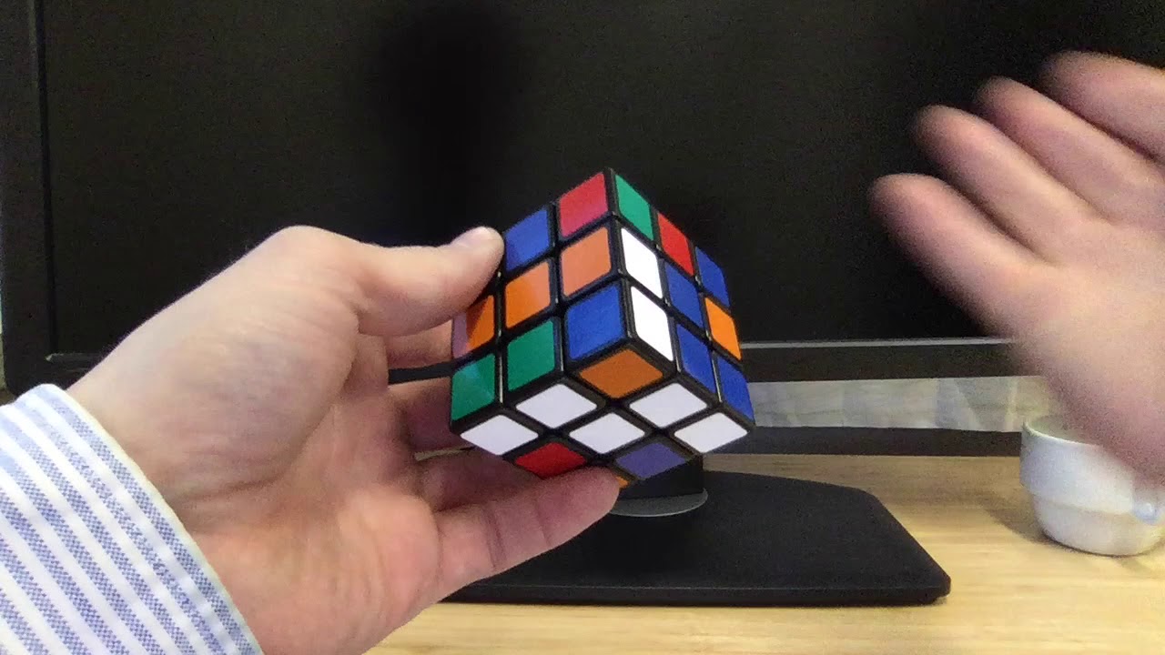 Solving Rubik's Cube with a commutator A B Ai Bi