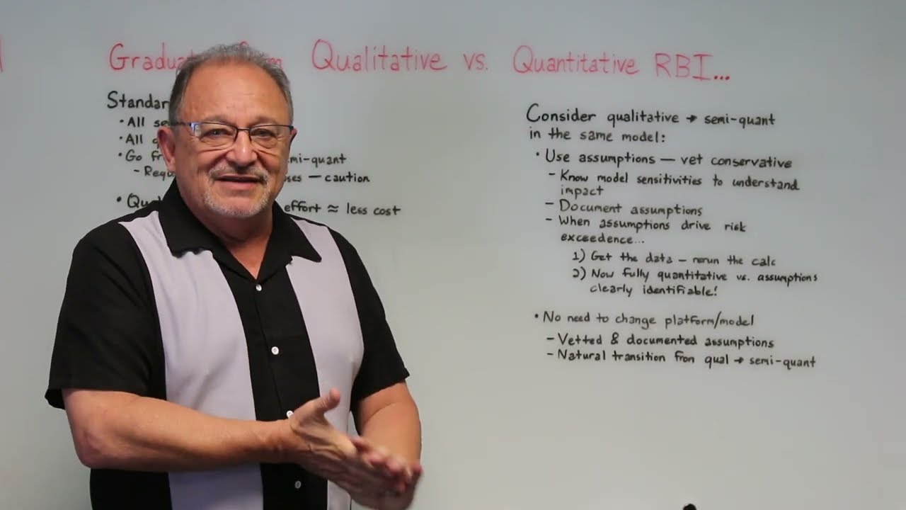 Whiteboard Discussion: Graduating from Qualitative vs. Quantitative Risk-Based Inspection (RBI)