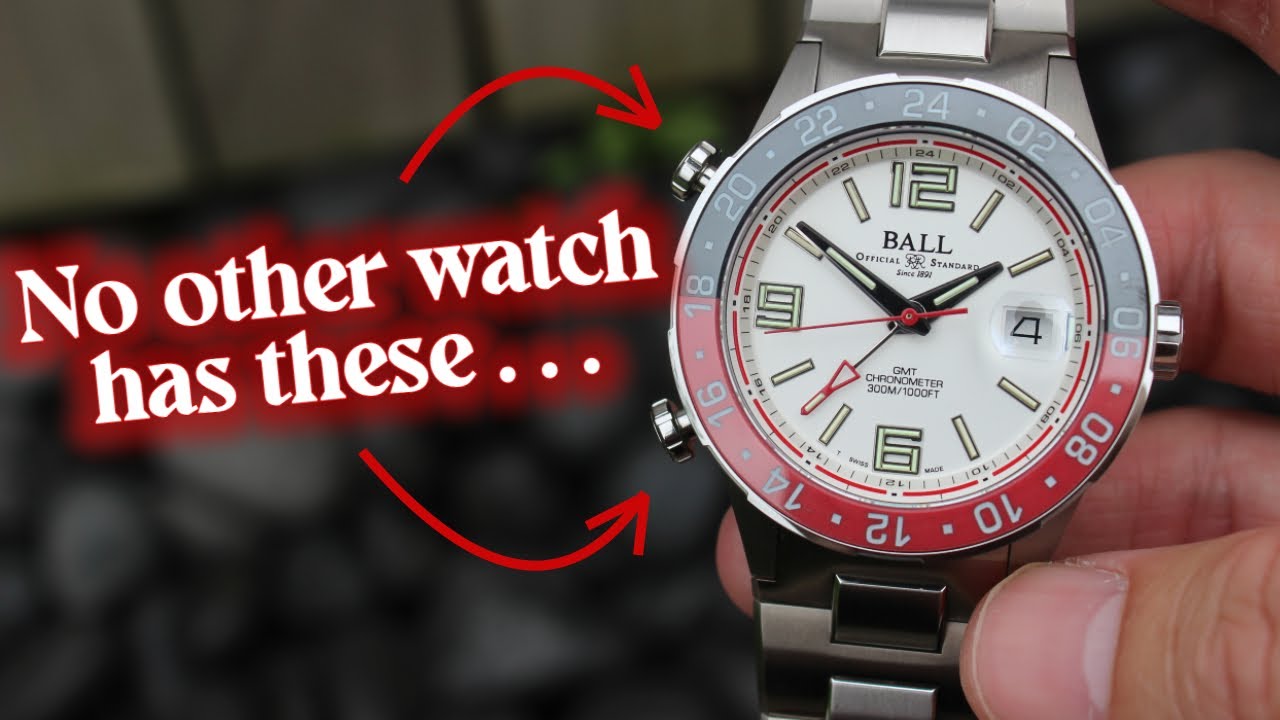 True GMT with Patented Quick Set Pushers! | BALL Roadmaster Pilot GMT 