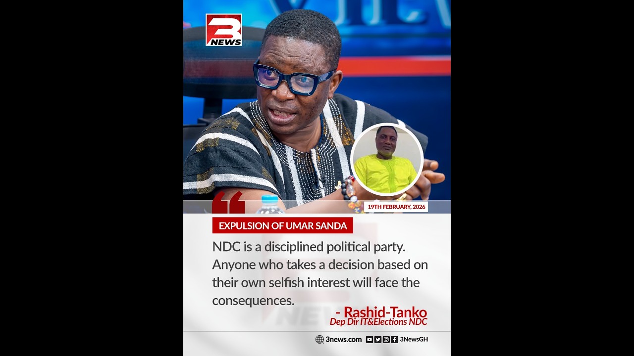 Партия NDC исключила Умара Санду из своих рядов за неподчинение партийным указаниям на дополнител...