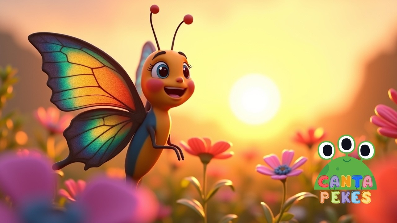 🌸🦋 Música Infantil para Bebês e Crianças | Borboletinha Colorida 🌈 Canções Infantis