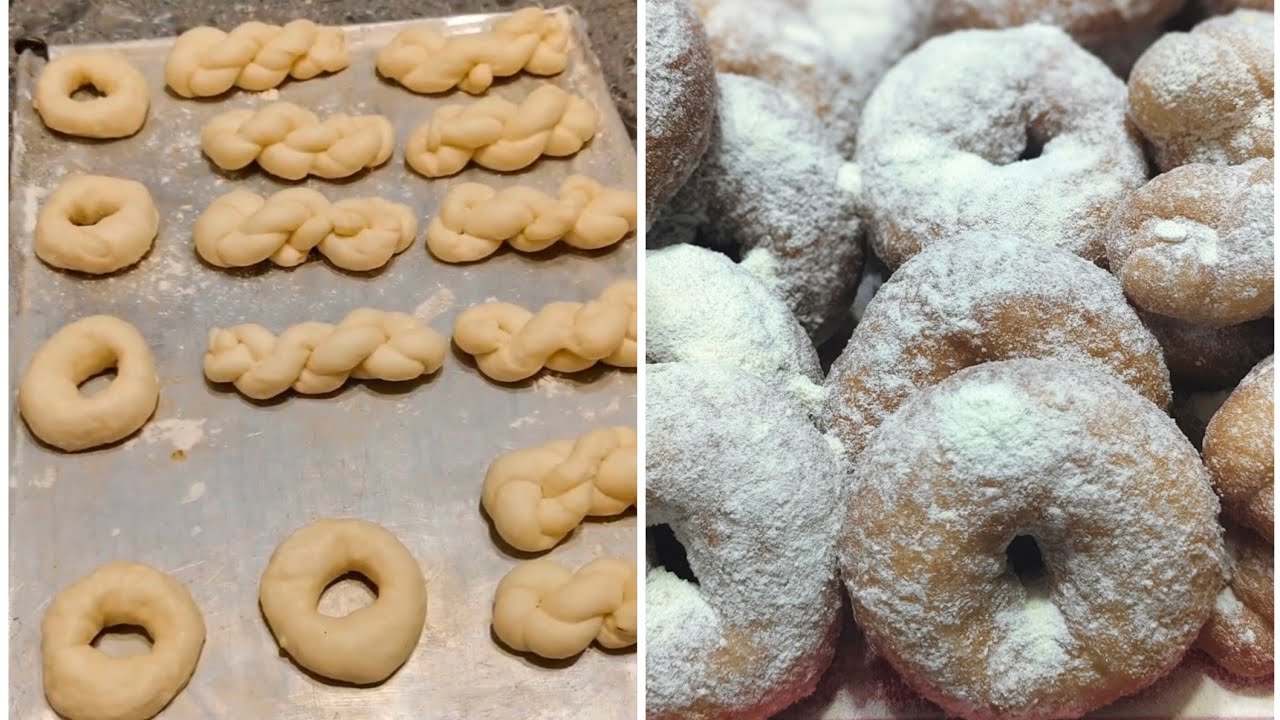 1/2 Kilo recipe ng donut with powdered milk coating