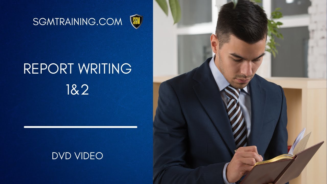 Report Writing - sgmtraining.com