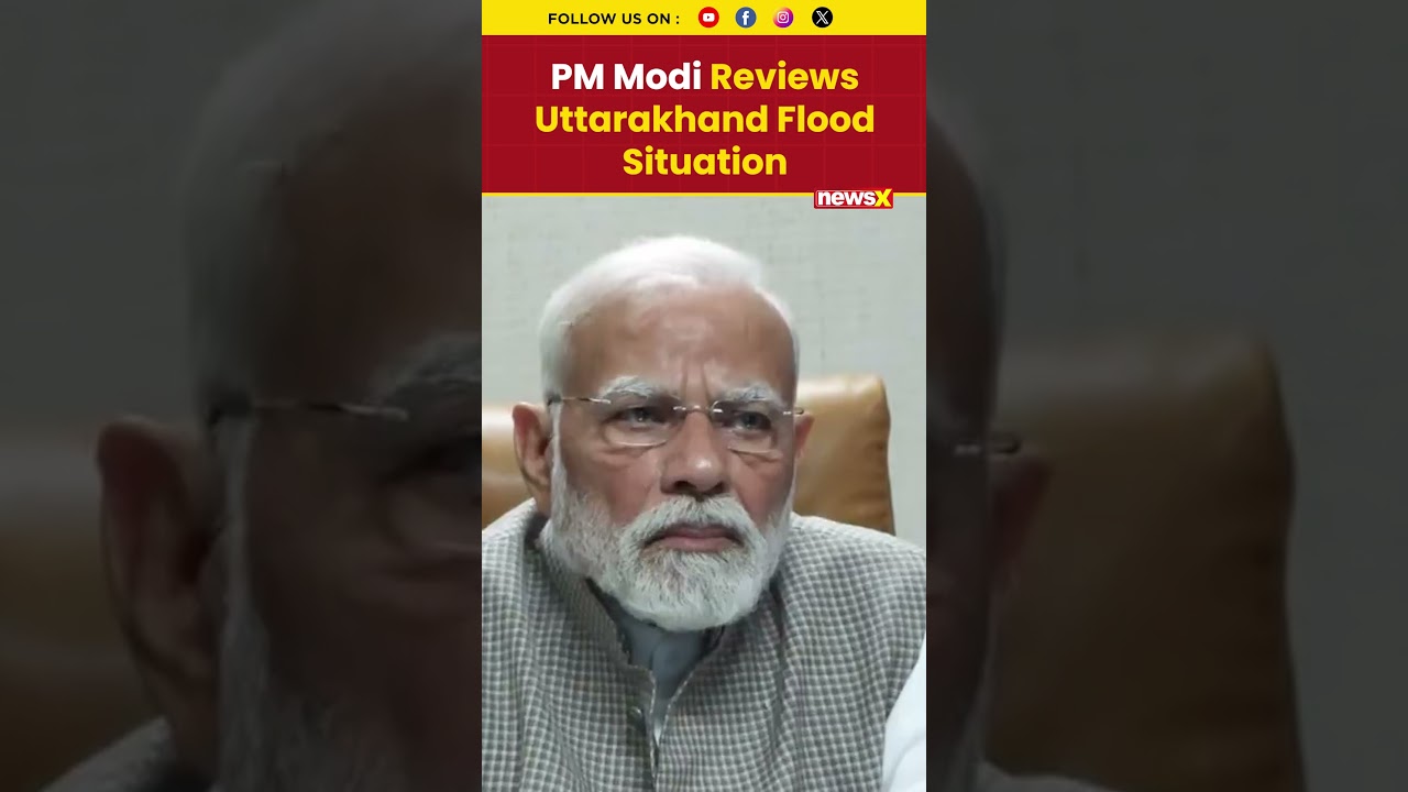 PM Modi Reviews Uttarakhand Flood Situation in Dehradun With Governor and CM Dhami