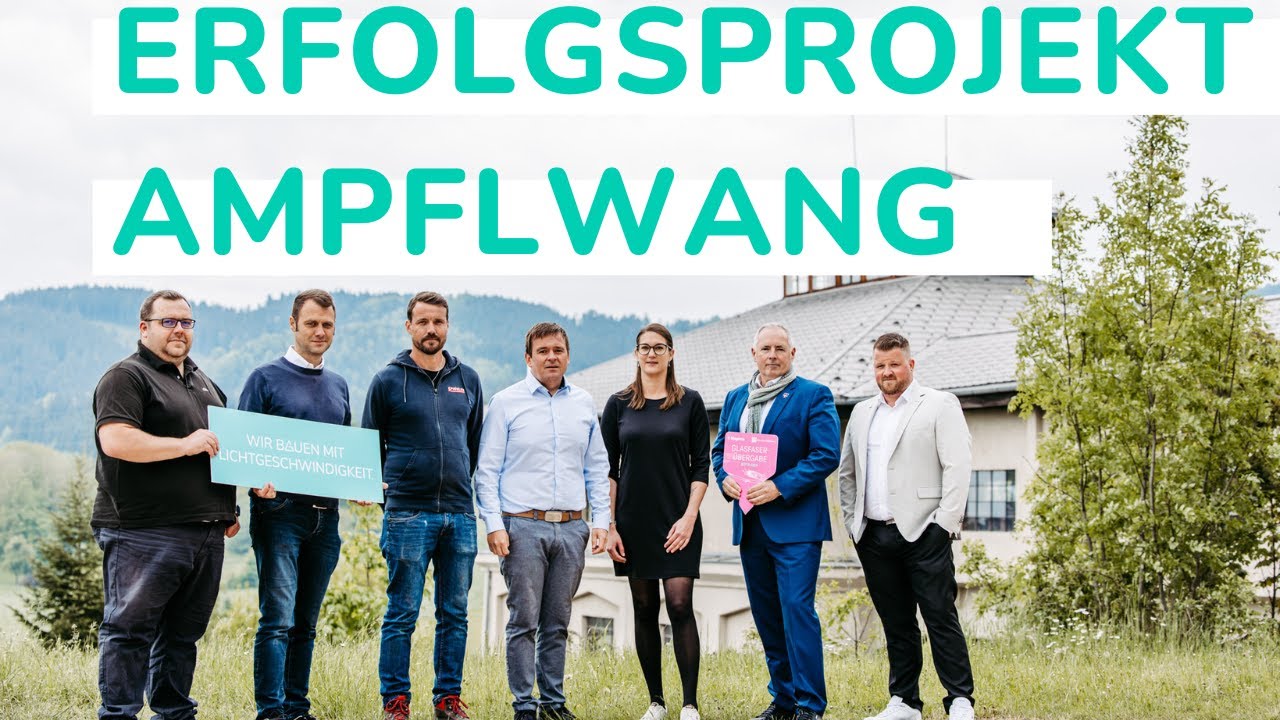 Glasfaserausbau in Ampflwang