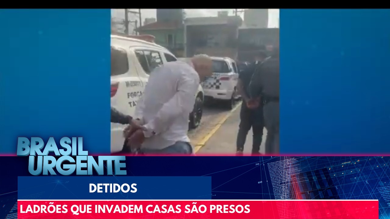 Bandidos se dão mal: ladrões são caçados e presos em SP | Brasil Urgente