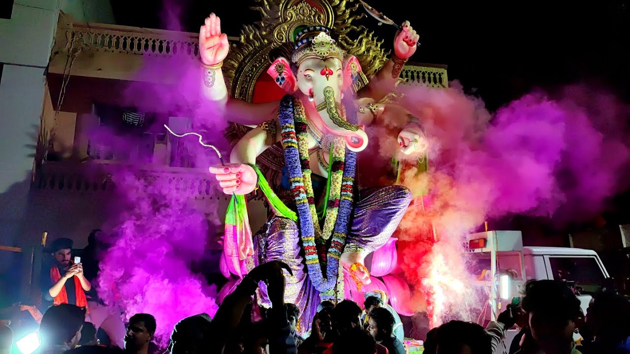 Bangalore Tallest Ganesh Statue Visarjan procession | Annama Devi Temple | Banaswadi Ganesha #2023