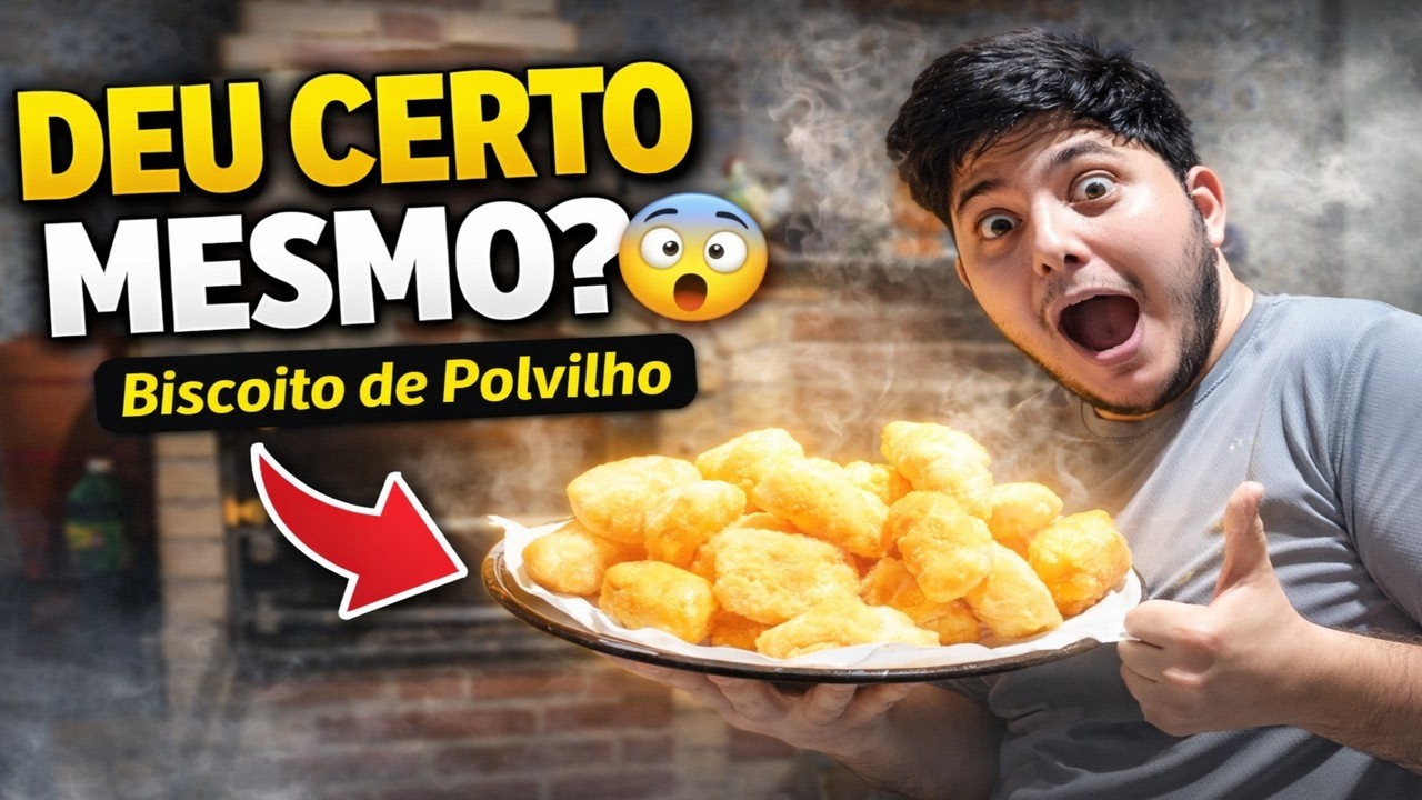 Olha o Que Aconteceu Fazendo Biscoito de Polvilho com Israell!