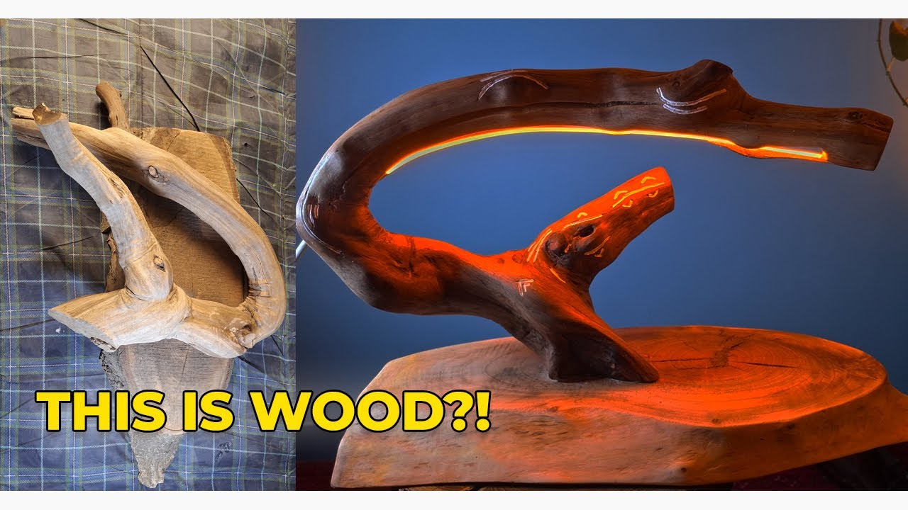 Turning Wood Into a Handmade Night Light | Unique Home Decor
