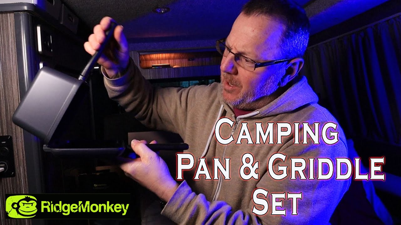 RidgeMonkey Connect Multi-Purpose Mini Pan & Griddle Set - Perfect for Camping & Campervans! 🍳🔥