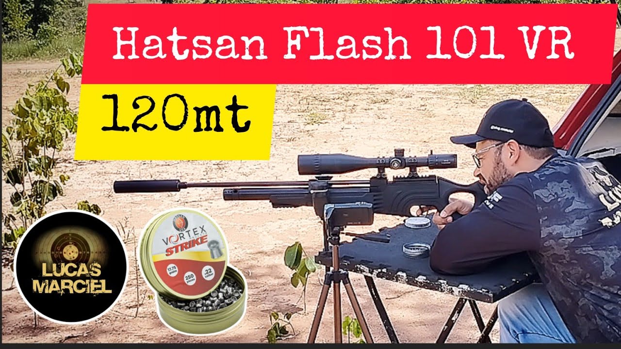 Hatsan Flash 101 VR demonstrando que não é qualquer!!!