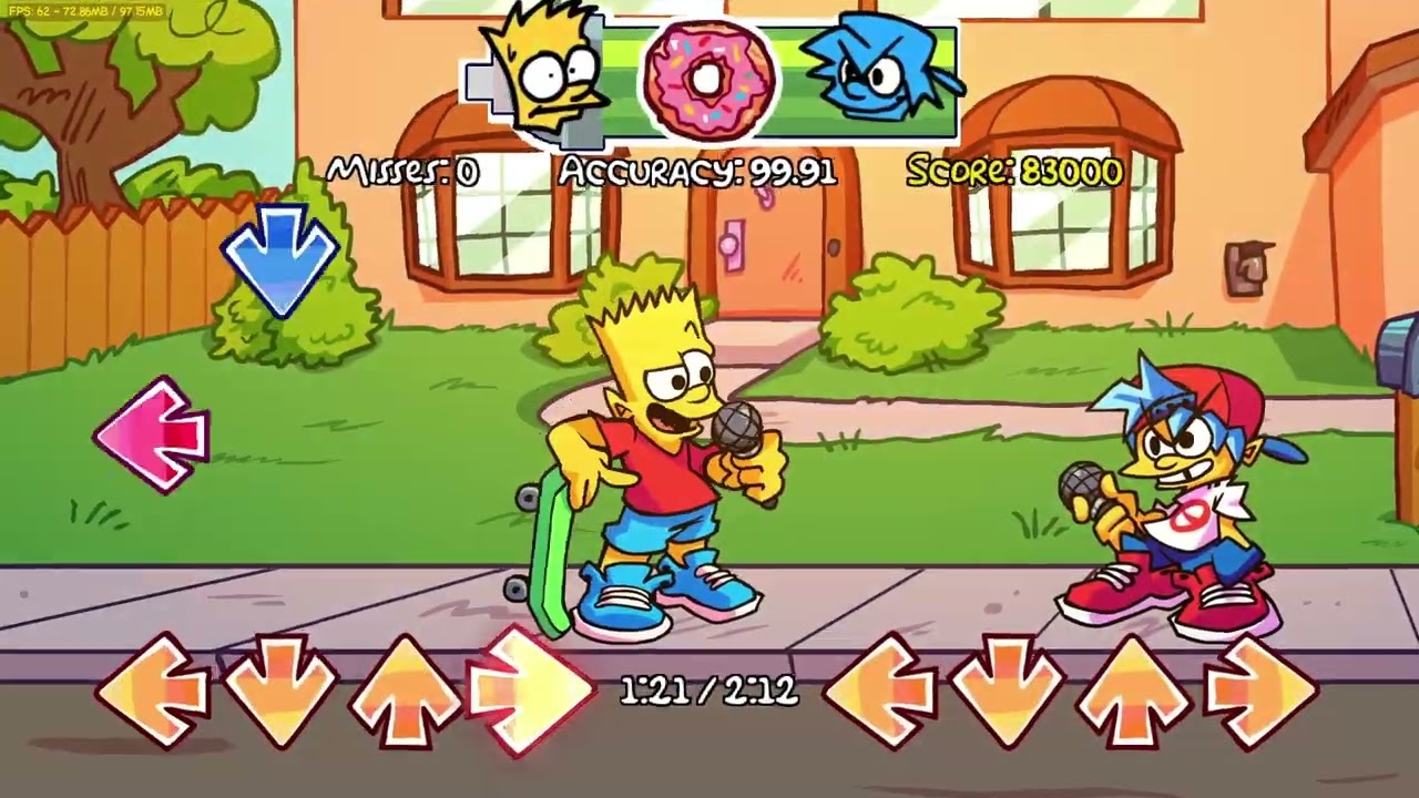 FNF: Meet The Simpsons! Shorts (FC)