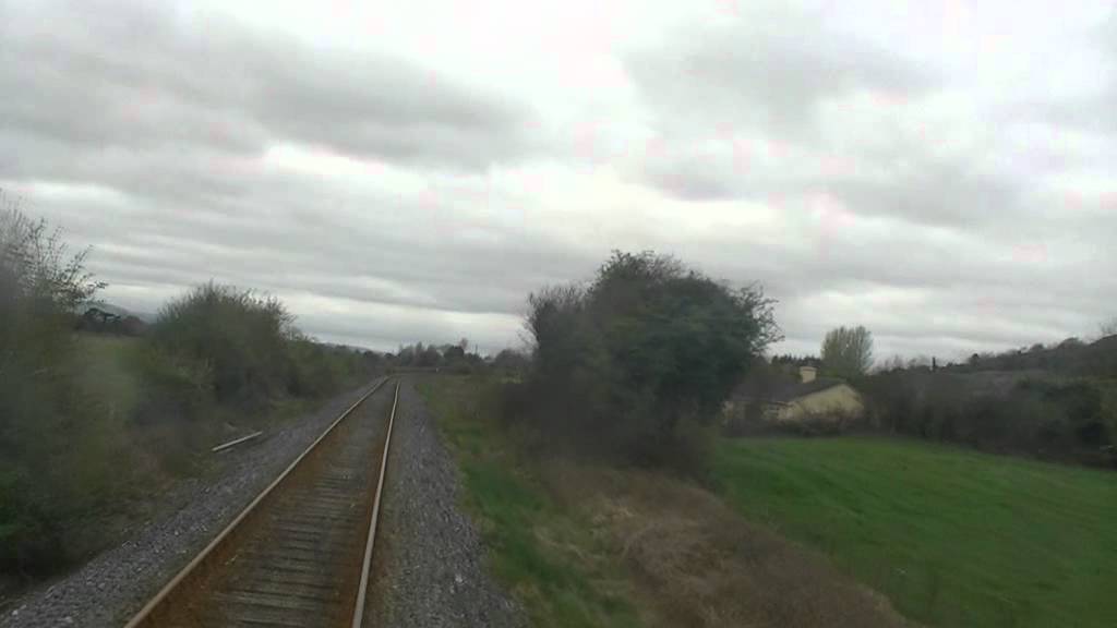 Irish Rail 2700 cab view departing Cloughjordan on the Farewell tour