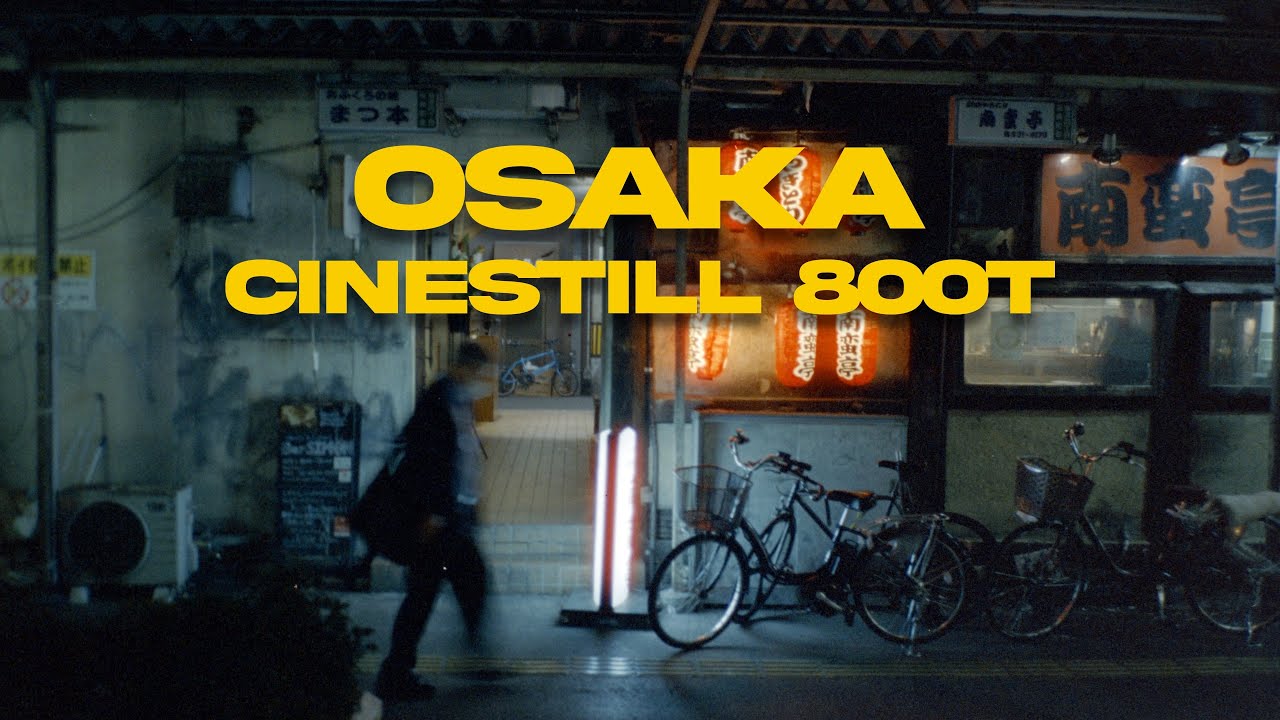 Shooting Cinestill 800T in Osaka (POV)