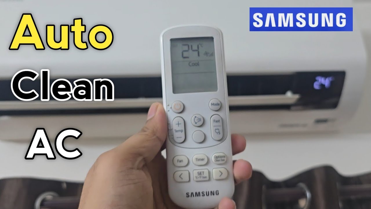 How to auto clean samsung ac | samsung ac ko auto clean kaise kare | auto clean mode