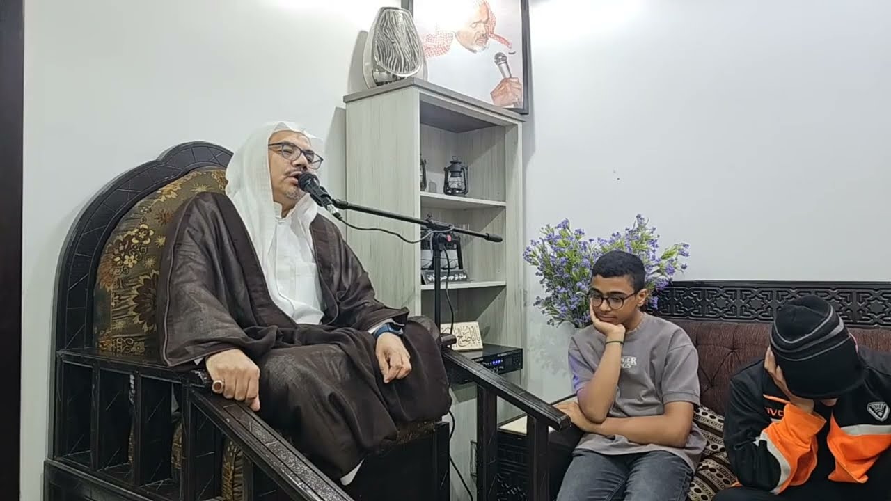 رضا زهير محفوظ الزياره الجامعه ماتم الحاج حسن علي الثواب شعبان 1447