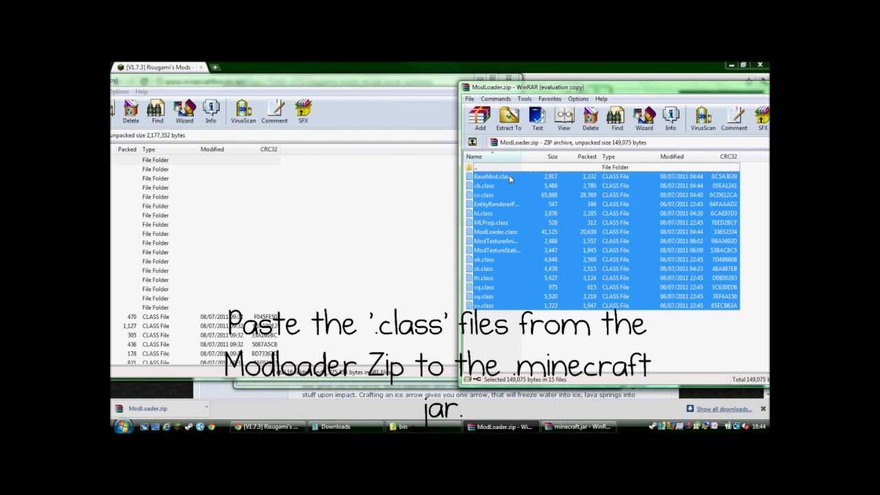 Minecraft: How to install ModLoader 1.7.3