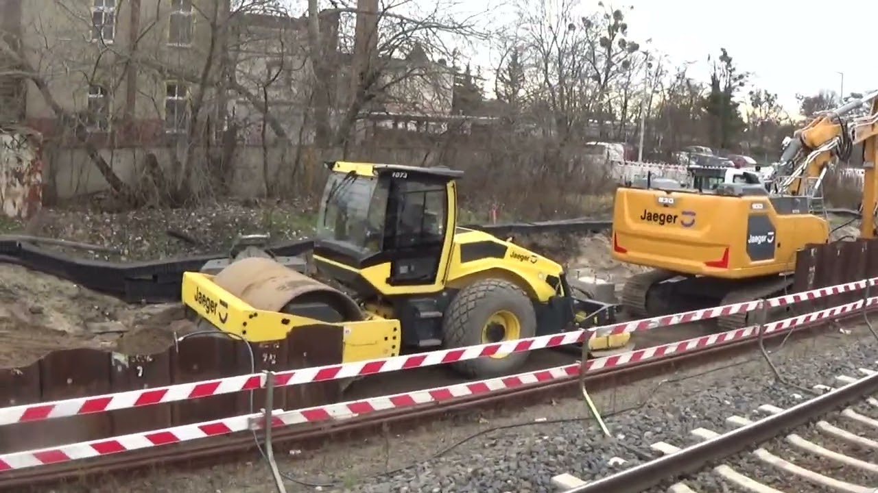 Baustelle am Bahnhof Zossen (DresdenerBahn)