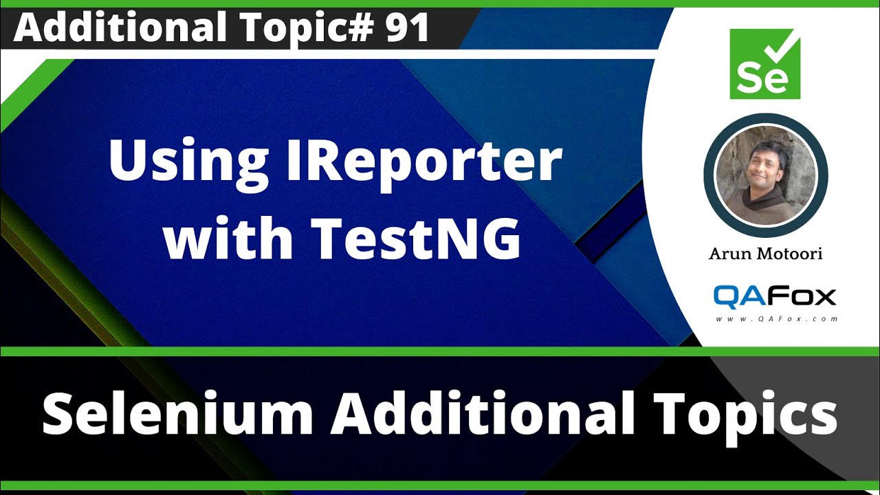 Using IReporter with TestNG