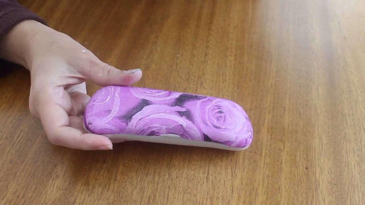 Estuche de anteojos/gafas con decoupage - Glasses Case Decoupage