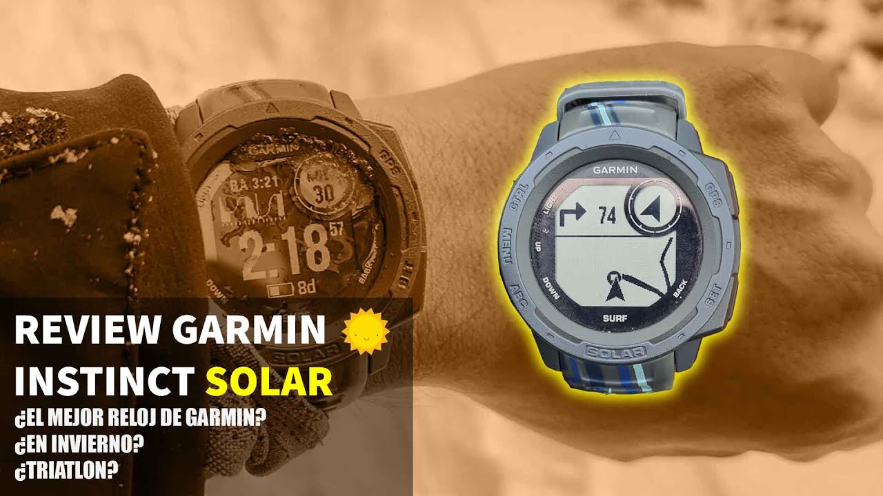 Garmin Instinct Solar en Invierno ¿El mejor reloj de GARMIN?