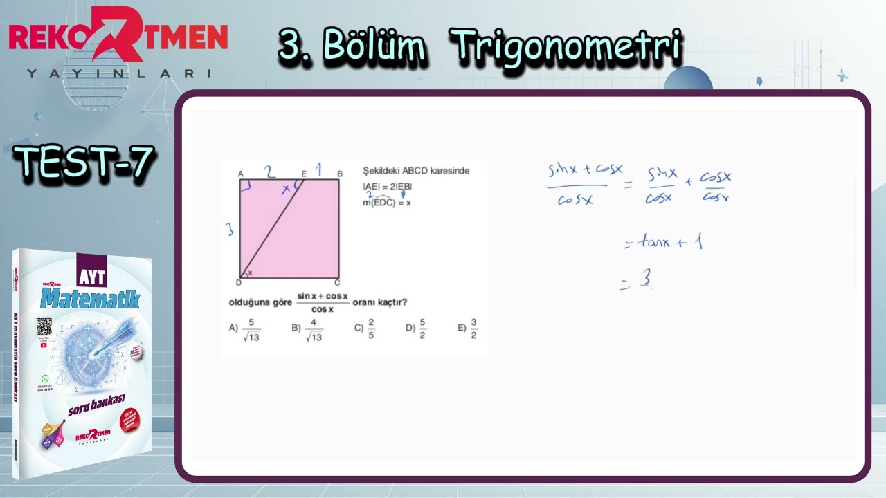 3. Bölüm Trigonometri Test 7