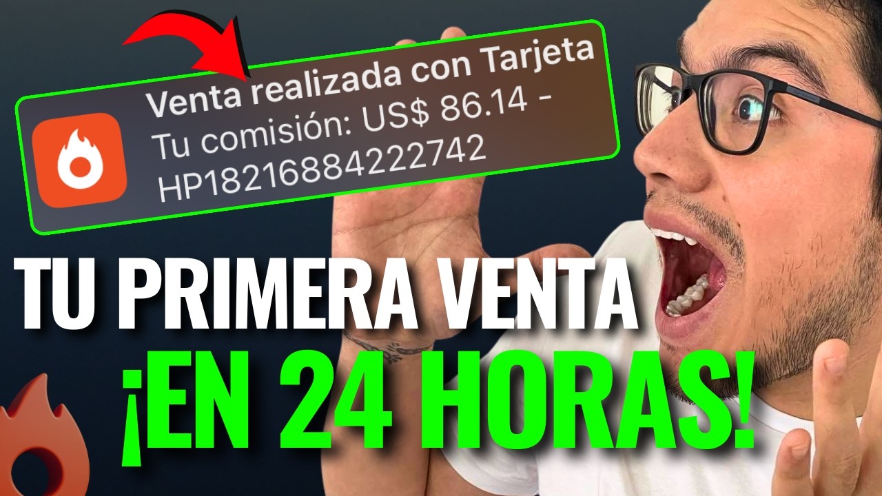 CÓMO hacer tu PRIMERA VENTA en HOTMART (PASO A PASO)