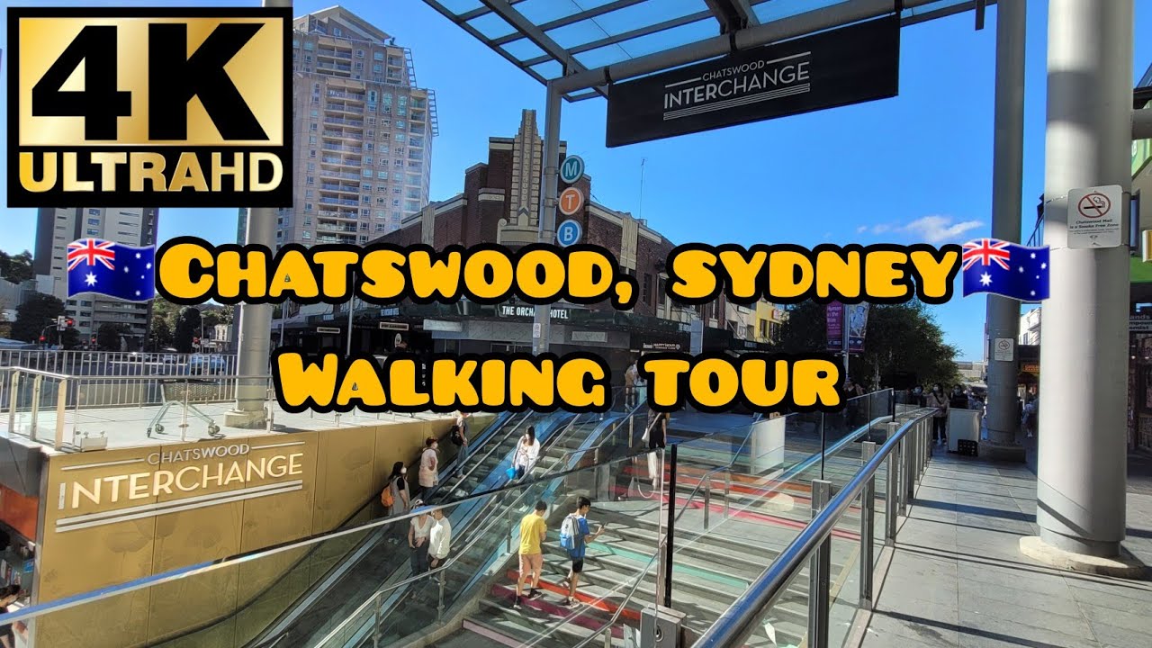 🇦🇺 CHATSWOOD SYDNEY WALKING TOUR | 4K