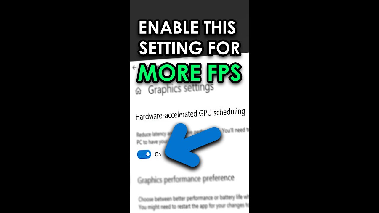 THIS HIDDEN GRAPHICS TWEAK WILL INCREASE YOUR PCS PERFORMANCE #shorts