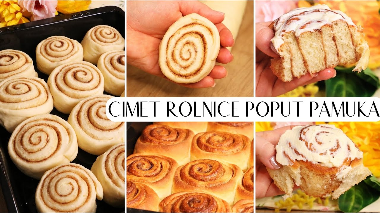 CIMET ROLNICE POPUT PAMUKA - NAJMEKŠE CIMET ROLNICE - CIMETNE ROLNICE - PUŽIĆI SA CIMETOM