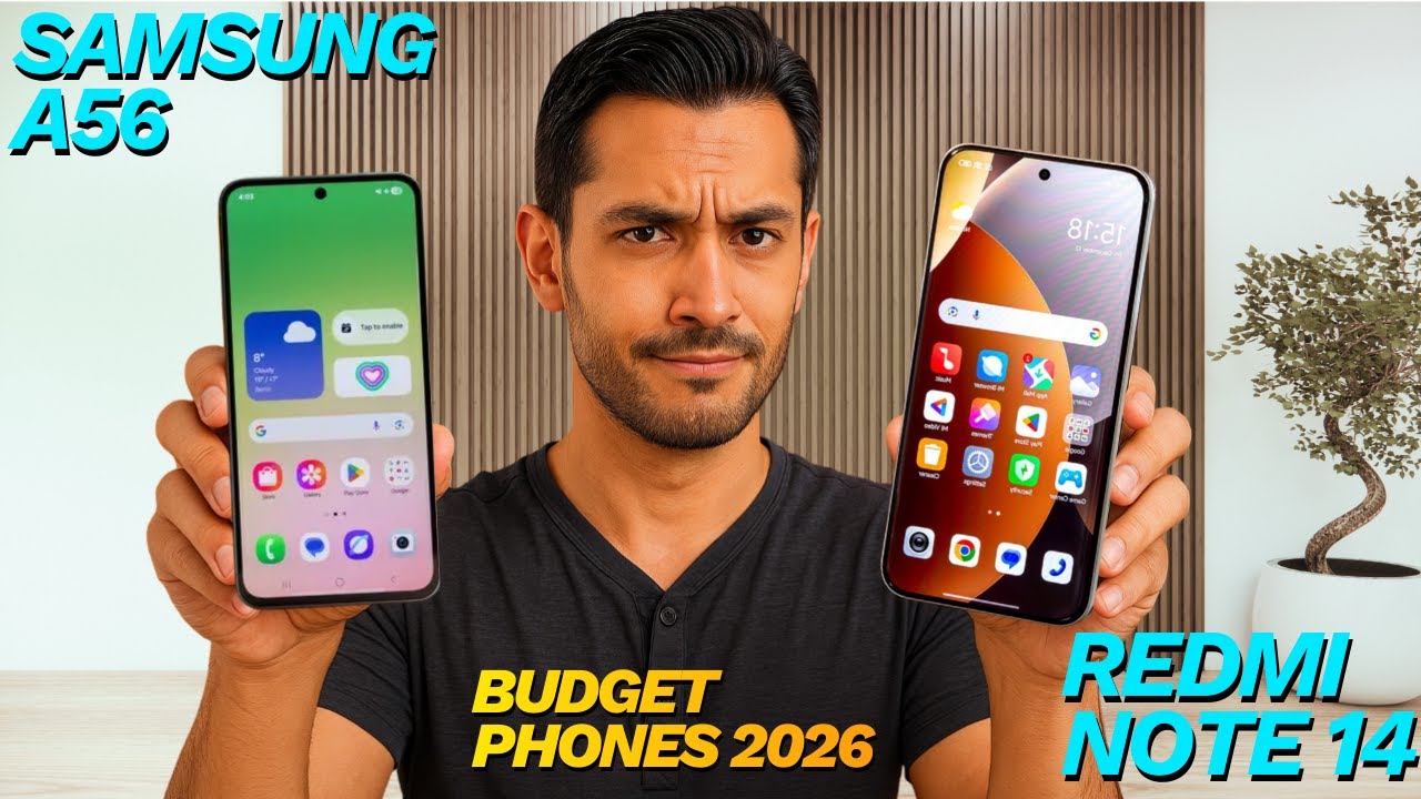 Samsung Galaxy A56 vs Xiaomi Redmi Note 14 (2026) | Full Detailed Comparison
