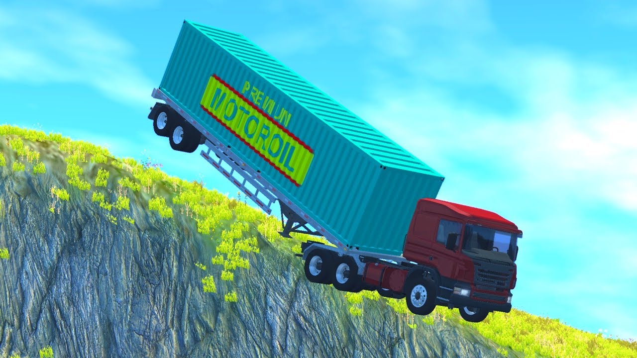 BeamNG Drive Crashes - INSANE CRASHES #28