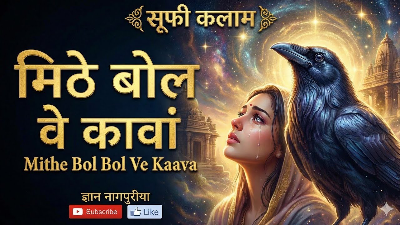 मिठे बोल वे कावां | Aj Mere Sajjna Ne Ghar Aavna | Sufi Kalam | Gyan Nagpuriya