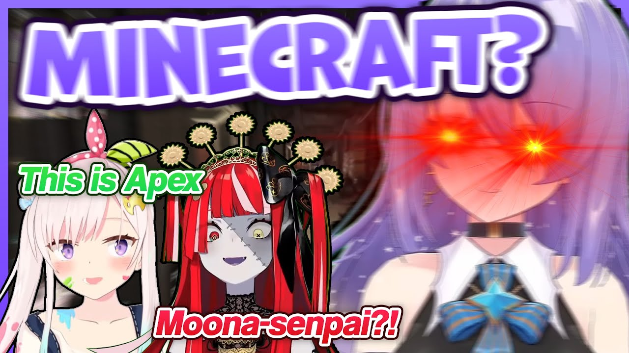 Moona got summoned when Iofi and Ollie are talking about Minecraft