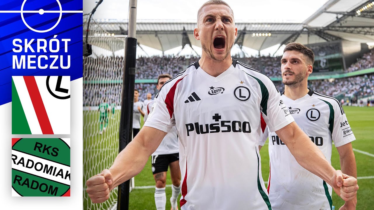 LEGIA - RADOMIAK | SKRÓT | 5 GOLI, 2 KARNE I BRAMKA NASTOLATKA! | Ekstraklasa 2024/25 | 5. KOLEJKA