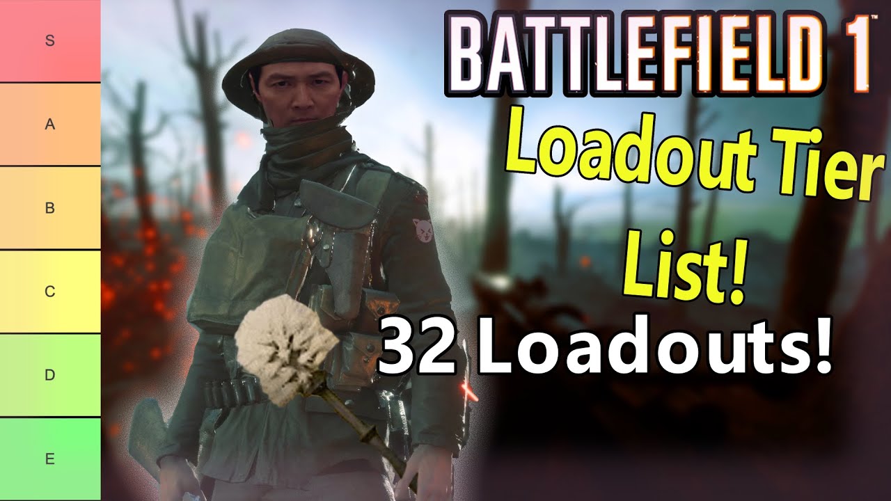 Battlefield 1: Biggest Load out Tier list yet!