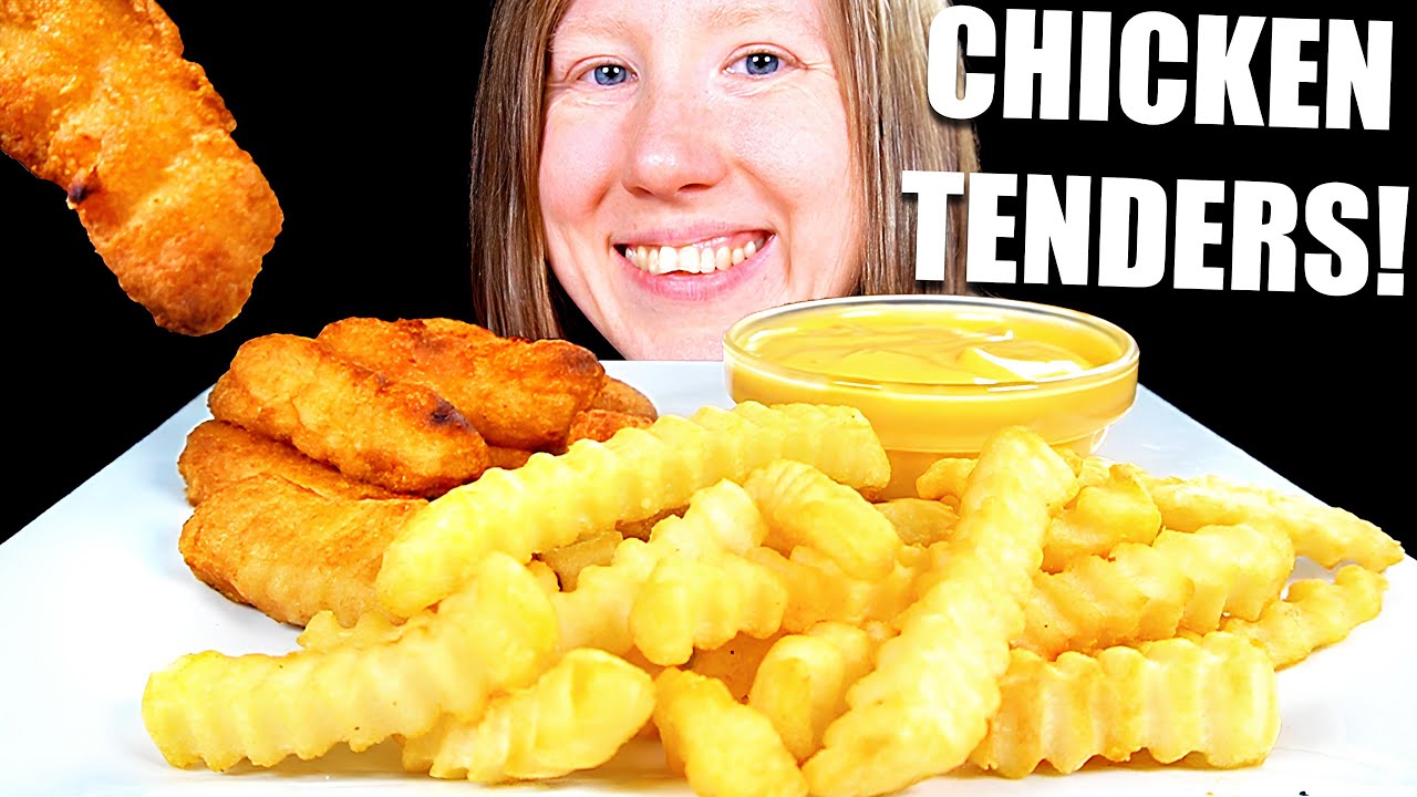 ASMR CHICKEN TENDERS MUKBANG EATING SOUNDS