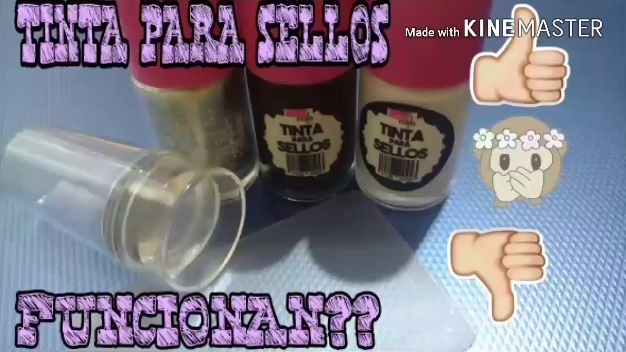 TINTA PARA SELLOS FANTASY NAILS FUNCIONAN? COMO USARLOS?/ Y MAS...!!