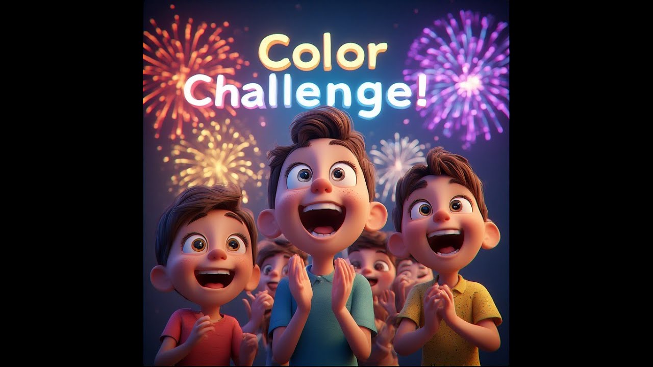 La Sfida dei Colori Magici 🌈🎶 | Canzone per Bambini | Impariamo i Colori Ballando