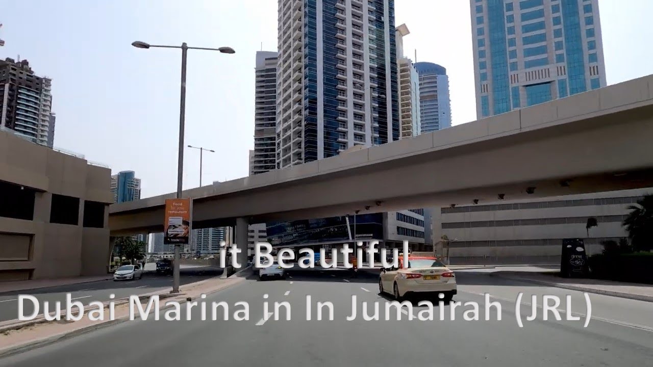 Dubai Marina & Jumeirah Beach Residence JBR Driving Tour   Dubai UAE 🇦🇪